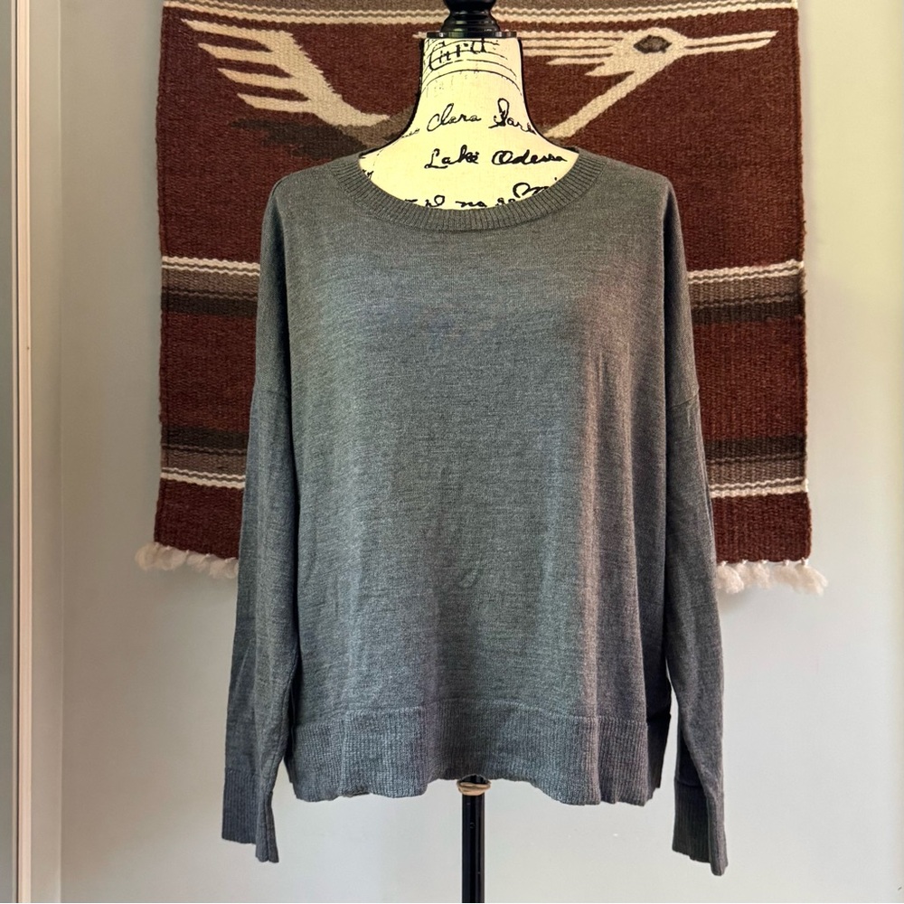 Eileen Fisher Merino Box Top Sweater